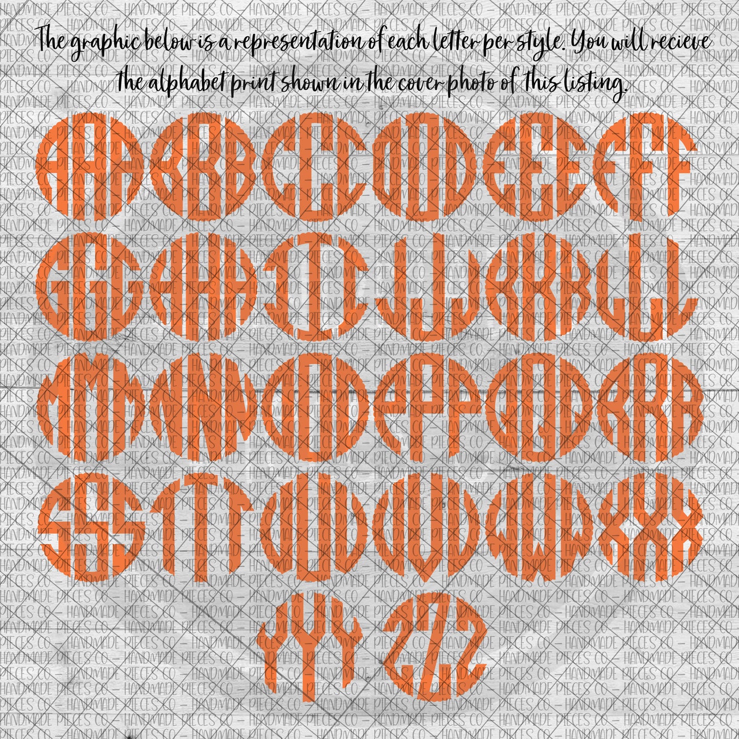 Wizard Monogram - Multiple Styles - Digital Download