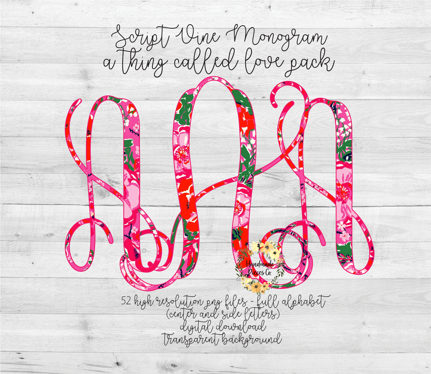 A Thing Called Love Monogram - Multiple Styles - Digital Download