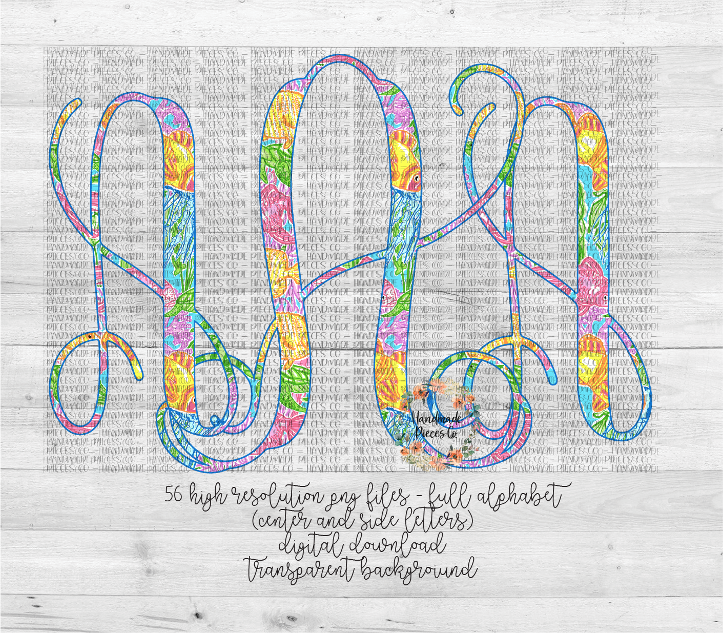 Under the Sea Monogram - Multiple Styles - Digital Download