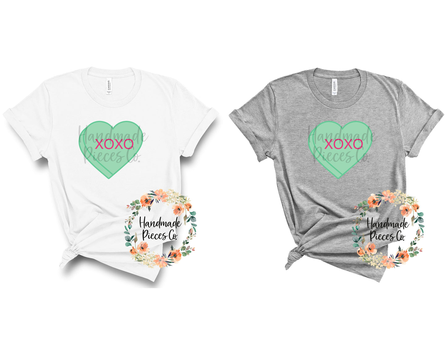 XOXO Candy Heart, Green - Digital Download